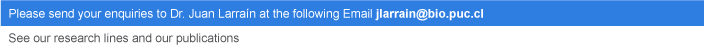 Please send your enquiries to Dr. Juan Larraín at the following Email jlarrain(at)bio.puc.cl